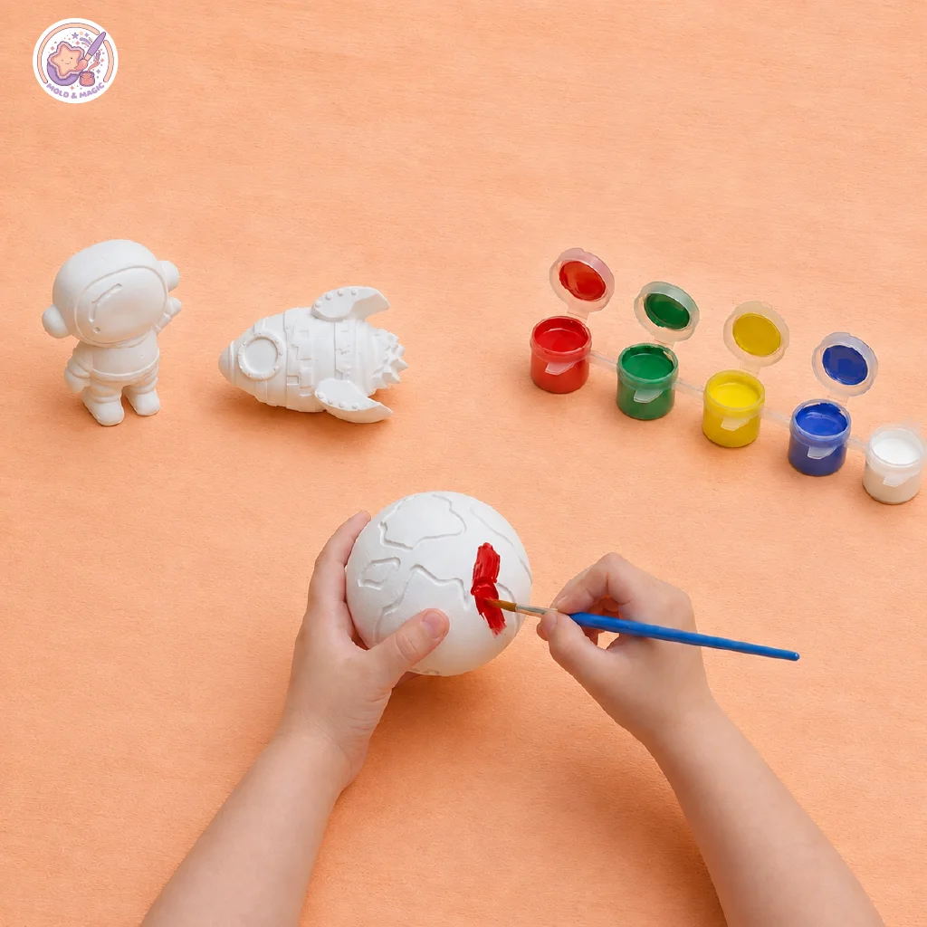 Galaxy Splash: Space Painting Kit Design 1 - Image 2