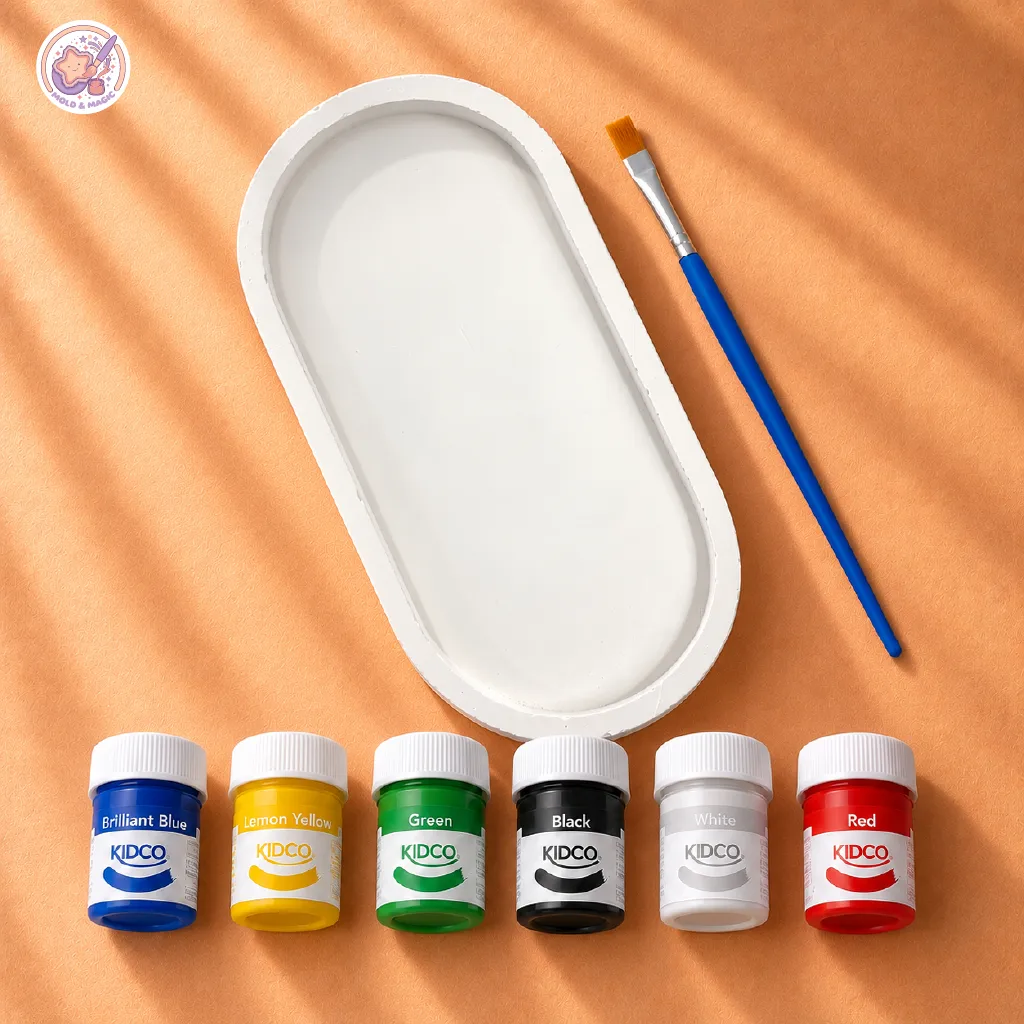 Ceramic Tray: Painted Palette Trinket Tray - Image 5
